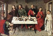 BOUTS, Dieric the Elder Christ in the House of Simon f Sweden oil painting reproduction